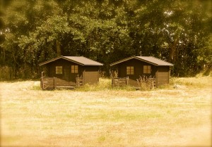 De to hytter man kan låne i løbet af sommeren 