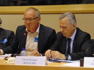 Søren Hermansen, moderator in the EU Parliament together with Dominique Ristori from Corsica, the director of the EU’s Energy Agency